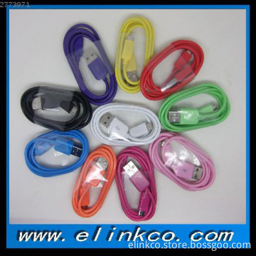 Colorful micro usb cable for Samsung HTC LG Sony
